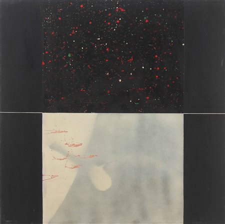 SCIPPA ENRICO (n. 1937) Senza titolo. Olio su tela . Cm 80,00 x 80,00. Al...