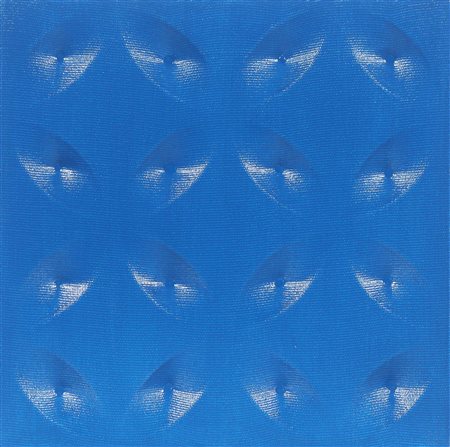 BRUNELLO STEFANO (n. 1960) Radiale. 2015. Tela estroflessa. Cm 30,00 x 30,00....