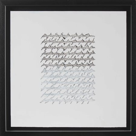 RAPETTI ALFREDO (n. 1961) Doppia lettura. 2014. Tecnica mista su tela. Cm...