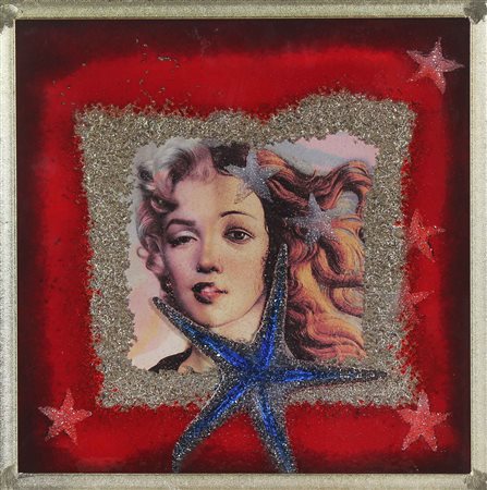 RONDA OMAR (n. 1947) La Marilyn di Botticelli. 2004. Plastica. Cm 50,00 x...