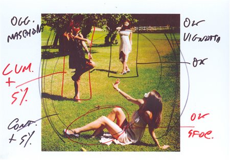 PAOLO VEGAS Cloning masks seven, 2012 Fotografia a colori con interventi...