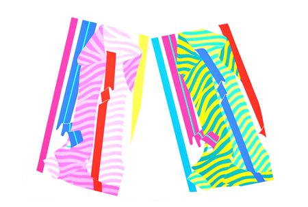 UMBERTO BUSCIONI Altalena Serigrafia a colori cm. 69x99 es. XX/L Firma in...