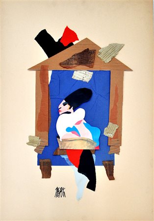 FABIO DE POLI Teatrino, fine anni ‘90 Tecnica mista e accumulazione di...