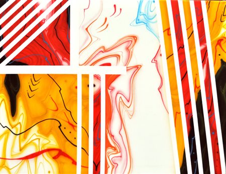 GERARDO PAOLETTI Incline alla menzogna, 2004 Acrilici su tela cm. 78,5x97...