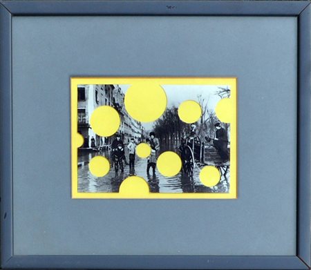 Jiři Kolář 21-24, (periodo di Parigi anni ’90) Ementhalia cm. 10,5x14,8 Firma...