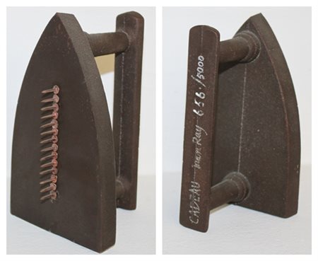 Man Ray America 1890 Cadeau 656/5000 Scultura mutlipla 17x10x10 Certificato...