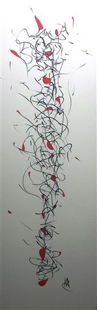 Mattia Meris Saronno 1968 JAZZ 2007 Tecnica mista su tela 150x50