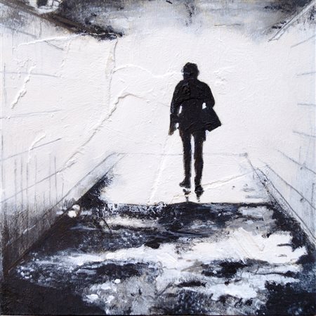 Giuseppe Ravizzotti Novara 1960 Luce_Di Schiena 2014 Acrilico e stucco su...