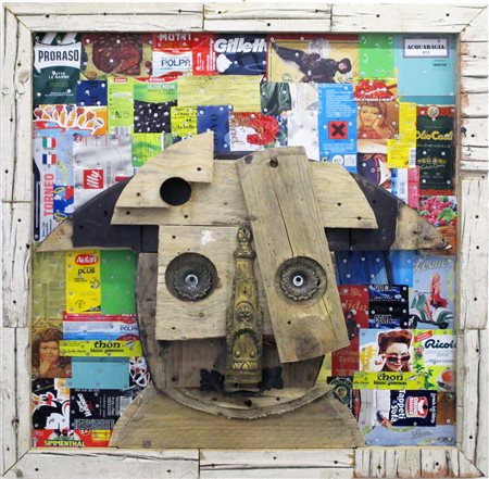 Lele De Bonis Torino 1980 Maresciallo di Catanzaro 2015 assemblaggio su...