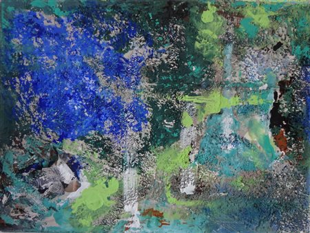 Isa Locatelli Milano 1950 Emozioni n.d. Gesso e acrilico su tela 30x40...