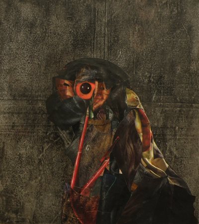 Francesco Zorzella Legnago 1982 Studio per signora-4 2015 olio su carta...