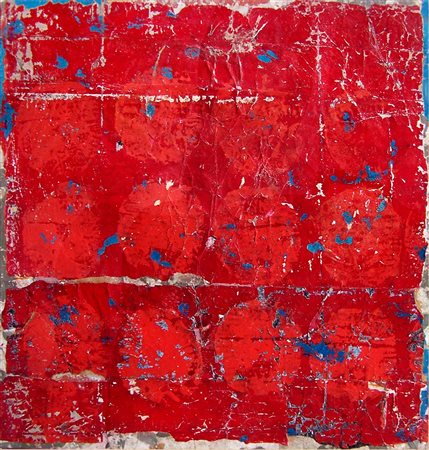 Raffaele Barbuto Bollate 1986 A se stesso 2015 mista con encausto 60x65x4...