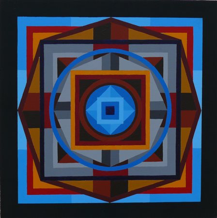 Massimo Diosono Perugia 1967 Thangka 1 2015 Acrilico extrafine su tavola...