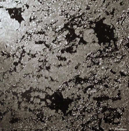 Anna Maria Scatigna Milano 1964 Dark 2012 smalto su tela 60x60x4 Certificato...