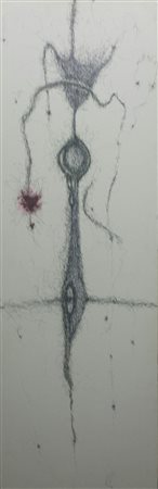 Mattia Meris Saronno 1968 Femminile 2007 Tecnica mista su tela 120x40