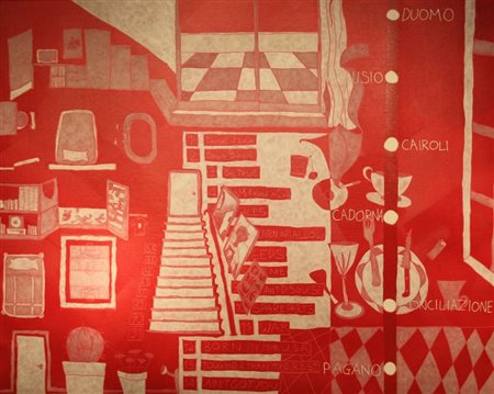 Giorgio Maggiorelli Milano 1972 Inquadratura storta n.5 2011 Olio su tela...