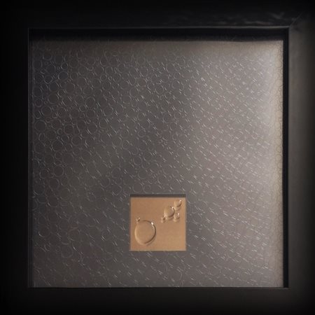 Max Coppeta Sarno 1980 Sheet of Black Drop / Piogge sintetiche 2014 liquido...