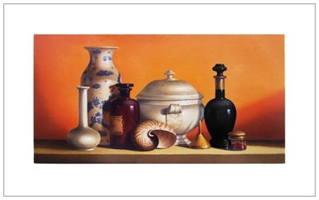 ANTONIO NUNZIANTE 1956 Natura silente 1997/1999 Serigrafia polimaterica a 36...