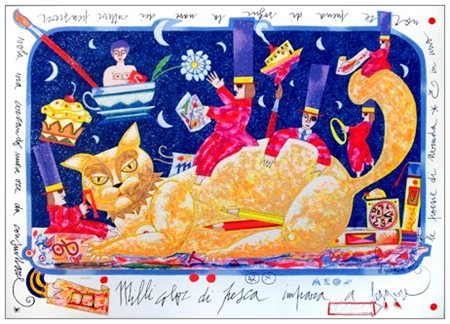 FRANCESCO MUSANTE 1950 Il silenzio delle cose Serigrafia a colori es.136/200....