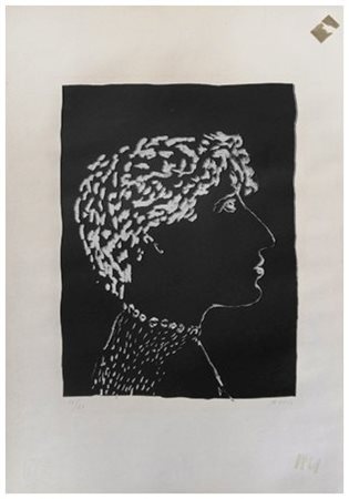 ANTONIO ZORAN MUSIC 1909 - 2005 Ida 1950 Litografia a colori es.10/20. Firma...