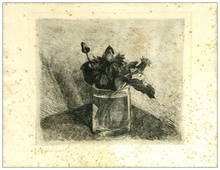 LUIGI BARTOLINI 1892 - 1963 Senza titolo 1930 Acquaforte. Firma e data sulla...