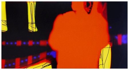 VINCE 1969 Winter Postcinema 2005 Mouse painting su lamina metallica 54 x...