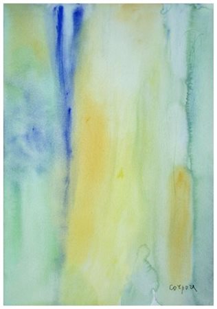 ANTONIO CORPORA 1909 - 2004 Alba in Norvegia 2000 Acquarello su cartoncino 51...