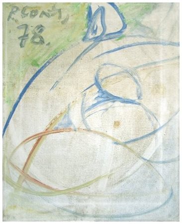 PRIMO CONTI 1900 - 1988 Senza titolo 1978 Olio su tela 50 x 40. Firma e data...