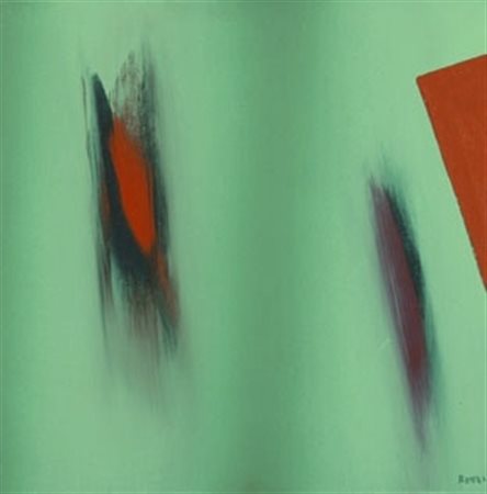 FINZI ENNIO (Venezia 1931) "Senza titolo" Olio su tela cm. H: 30.00 L: 30.00...