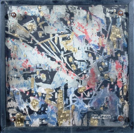 MASTROIANNI UMBERTO (Fontana Liri 1910 - Roma 1998) "Senza titolo" Matita su...