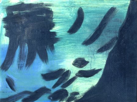 GUIDI VIRGILIO (Roma 1891 - Venezia 1984) "Composizione" 1960 Olio su tela...