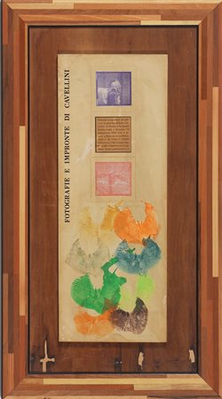 CAVELLINI GUGLIELMO ACHILLE (1914 - 1990) Fotografie e impronte di Cavellini....