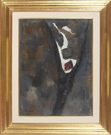 LONGARETTI TRENTO (n. 1916) Inverno. 1991. Olio su tela . Cm 45,00 x 60,00....