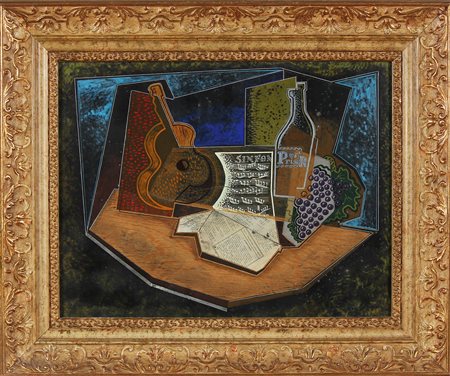 ORIANI PIPPO (1909 - 1972) Natura morta. 1930. Tecnica mista e collage su...