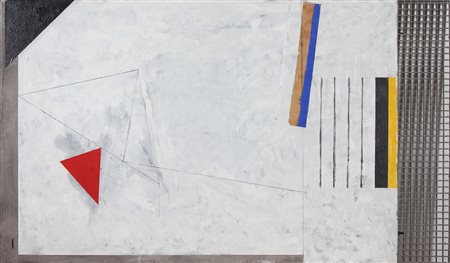 PARDI GIANFRANCO (n. 1933) Senza titolo. Tecnica mista su tela. Cm 100,00 x...