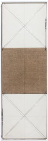 PARDI GIANFRANCO (n. 1933) Architettura. 1976. Tecnica mista su tela. Cm...