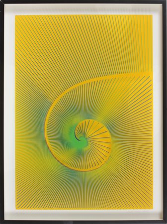 BIASI ALBERTO (n. 1937) Senza titolo. 1973. Doppia serigrafia su pvc...