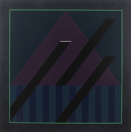 JONQUIERES EDUARDO (1918 - 2000) Hommage aux amish. Composizione XXVIII/85....