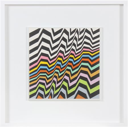 GRIGNANI FRANCO (1908 - 1999) Senza titolo. 1979. Tecnica mista su cartone....