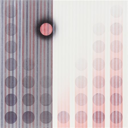 NANGERONI CARLO (n. 1922) Senza titolo. 1990. Tecnica mista su tela. Cm 50,00...