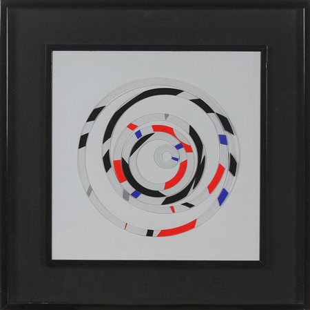 CAMPESAN SARA (n. 1924) Scomposizione circolare. 1981. Plexiglass. Cm 50,00 x...