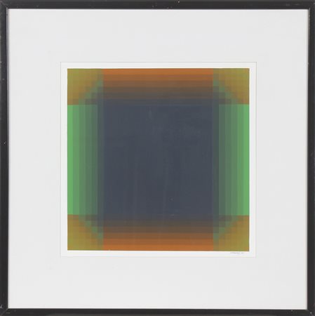 DEMARCO HUGO (1932 - 1995) Senza titolo. 1985. Acrilico su cartone. Cm 30,00...