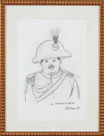BOTERO FERNANDO (n. 1932) Senza titolo. 2008. Matita su carta. Cm 24,00 x...