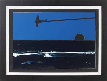 ANGELI FRANCO (1935 - 1988) Senza titolo. Olio su tela . Cm 70,00 x 50,00....