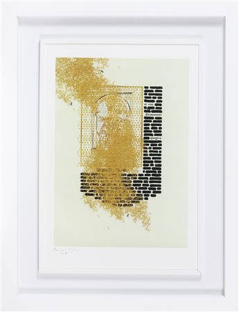 ISGRO' EMILIO (n. 1937) Le rose. 2014. Tecnica mista su carta. Cm 48,00 x...