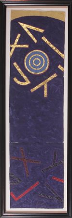 BARTOLINI LUCIANO (1948 - 1994) Frammento irrisolto. 1983. Tecnica mista su...