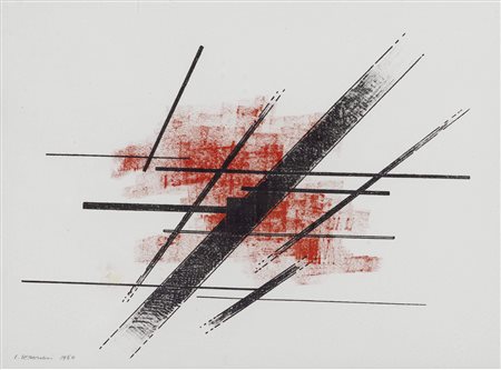 Luigi Veronesi (Milano 1908-Milano 1998) Composizione 6 Litografia 8/24...