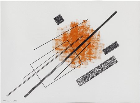 Luigi Veronesi (Milano 1908-Milano 1998) Composizione 5 Litografia 8/24...