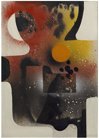 Alvaro Monnini (Firenze 1922–Milano 1987) Un giorno Acrilico su tela Firmato...