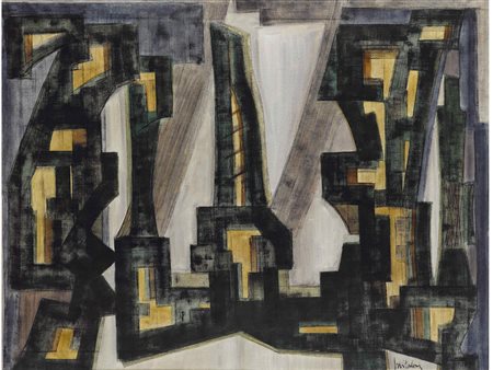 Jaime Bartolome Balbas (1927) Senza Titolo Acrilico su tela Firmato Misure...